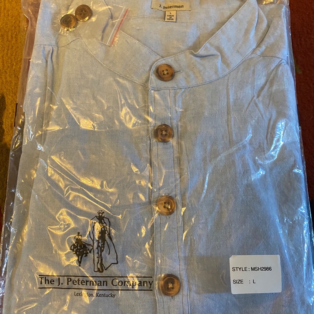 Classic J Peterman Shirt - NIB